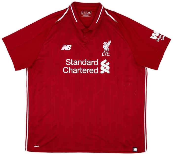 2018-19 Liverpool Home Shirt Salah #11 - 6/10 - (XXL)