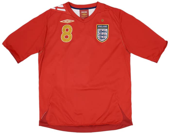 2006-08 England Away Shirt Lampard #8 - 8/10 - (L)