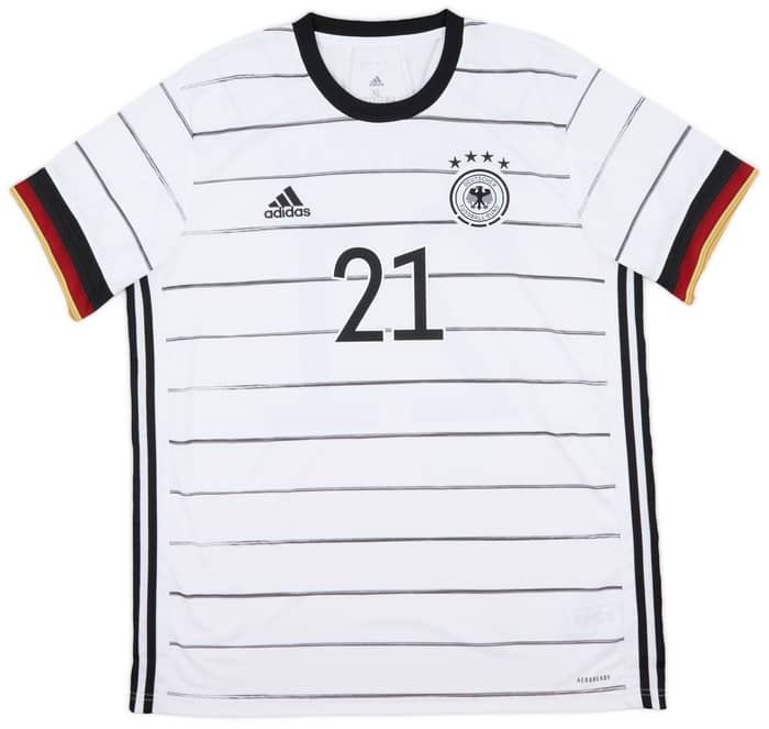 2020-21 Germany Home Shirt Gundogan #21 - 9/10 - (XL)
