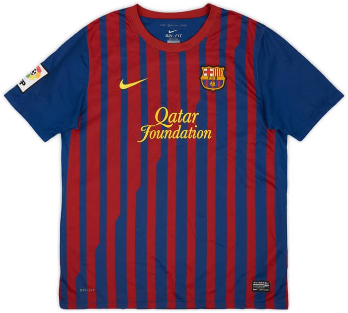 2011-12 Barcelona Home Shirt - 8/10 - (XL.Boys)