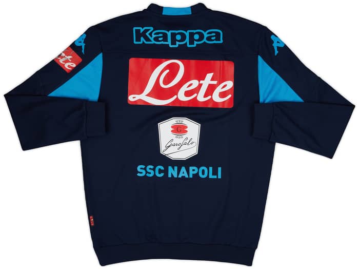2017-18 Napoli Kappa Training L/S Shirt - 6/10 - (XL)