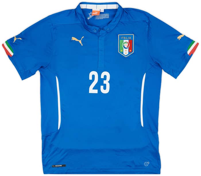 2014-15 Italy Home Shirt #23 - 5/10 - (XL)