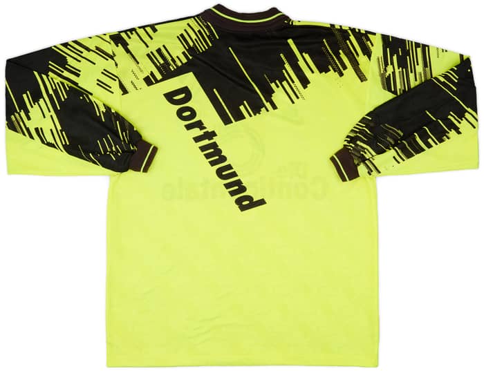 1993-94 Borussia Dortmund Home L/S Shirt - 6/10 - (XL)