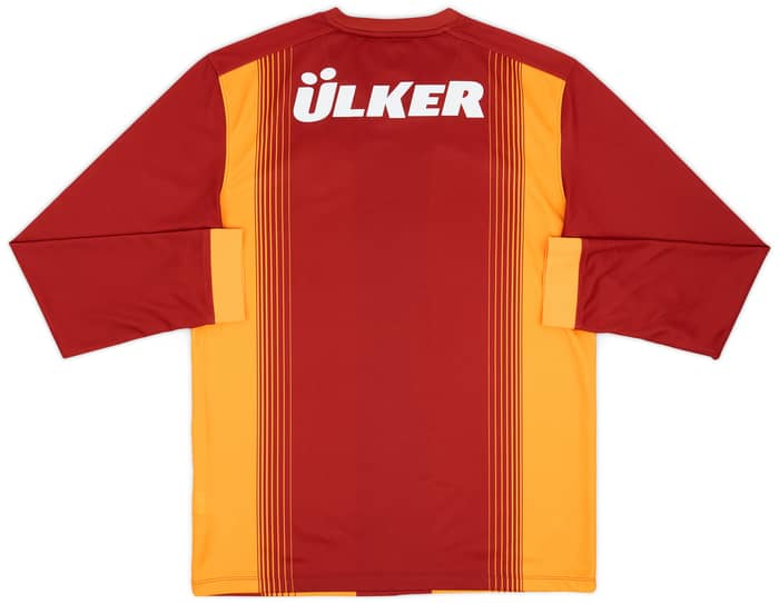2014-15 Galatasaray Home L/S Shirt - 9/10 - (M)