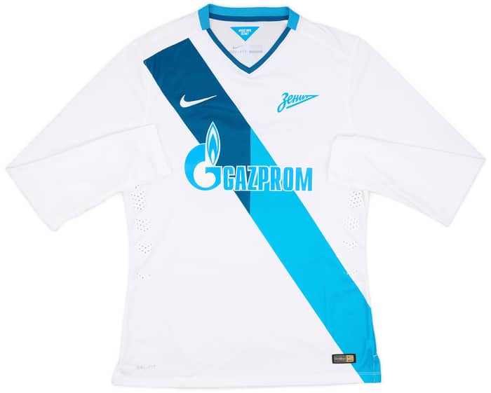 2014-15 Zenit St. Petersburg Authentic Away L/S Shirt Witsel #28 - 5/10 - (L)