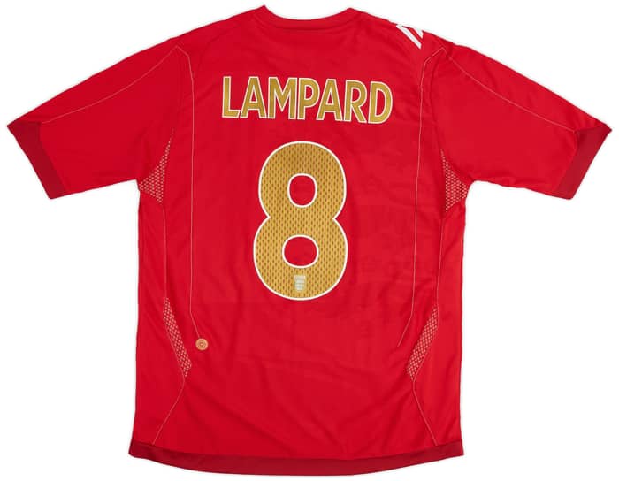2006-08 England Away Shirt Lampard #8 - 7/10 - (M)