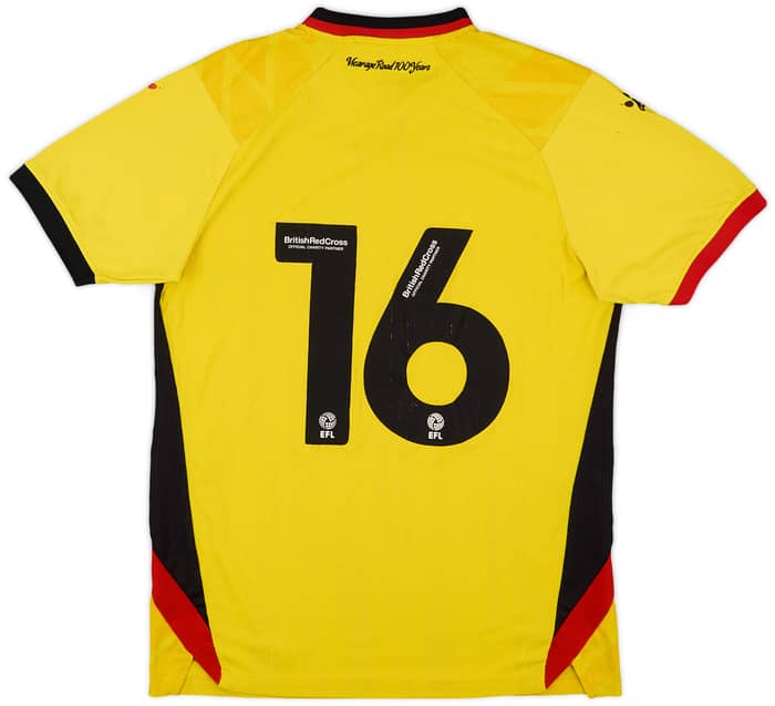 2022-23 Watford Home Shirt #16 - 6/10 - (M)