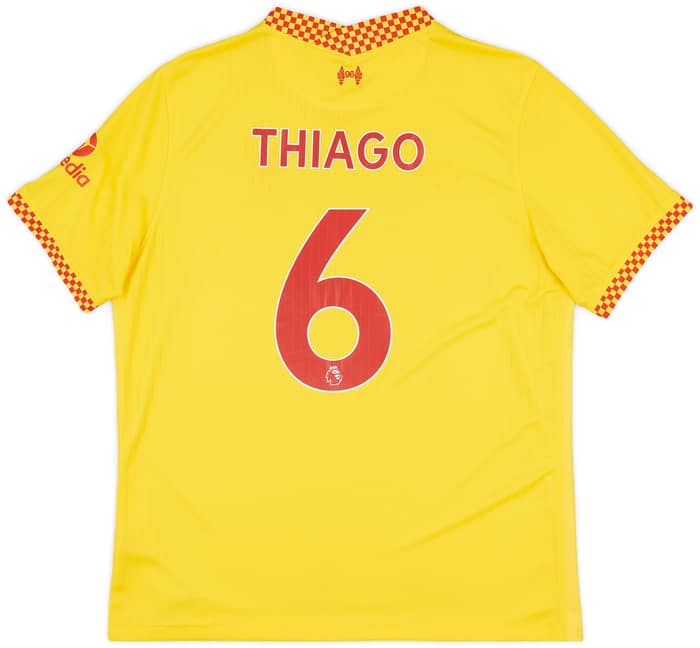 2021-22 Liverpool Third Shirt Thiago #6 - 8/10 - (XL)