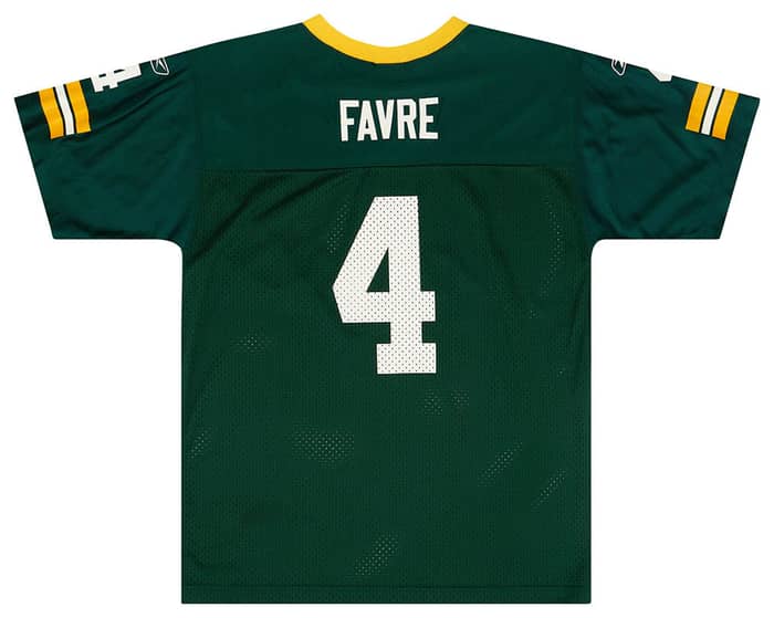 2005-06 Green Bay Packers Favre #4 Reebok Replica Jersey (Home) Y