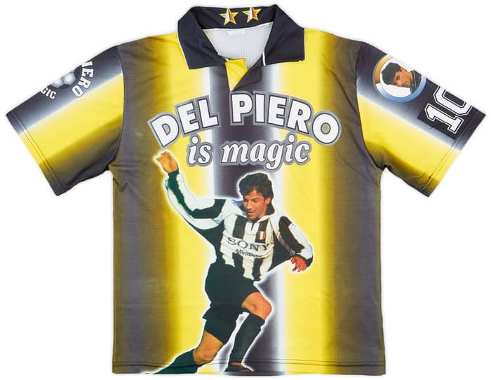 1990s Juventus Graphic Shirt Del Piero #10 - 7/10 - (S)