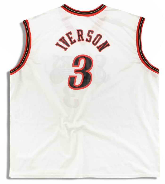 2000-02 Philadelphia 76ers Iverson #3 Champion Jersey (Home) XXL