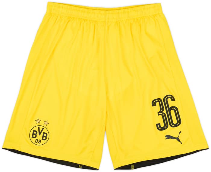 2017-18 Borussia Dortmund Player Issue Away Shorts # - 7/10
