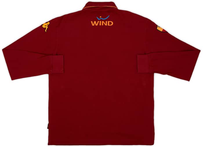 2009-10 Roma Kappa Polo L/S Shirt - 9/10 - (L)