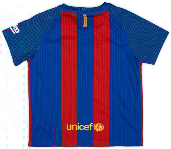 2016-17 Barcelona Home Shirt - 8/10 - (6-7 Years)