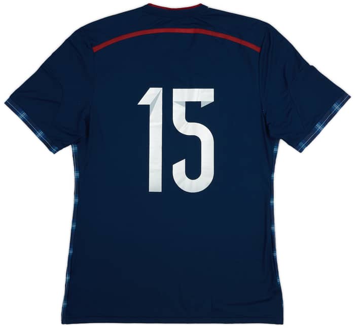 2014-15 Scotland Player Issue Home Shirt #15 - 7/10 - (L)