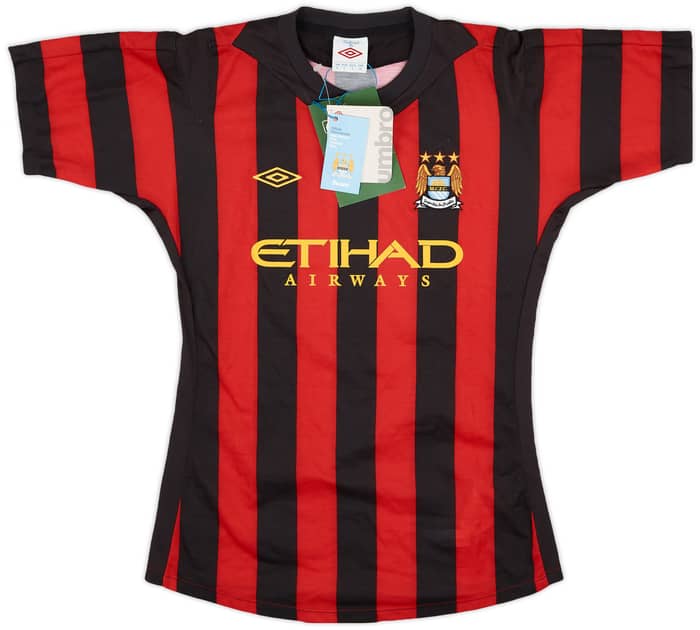 2011-12 Manchester City Away Shirt Silva #21 (Women's S)
