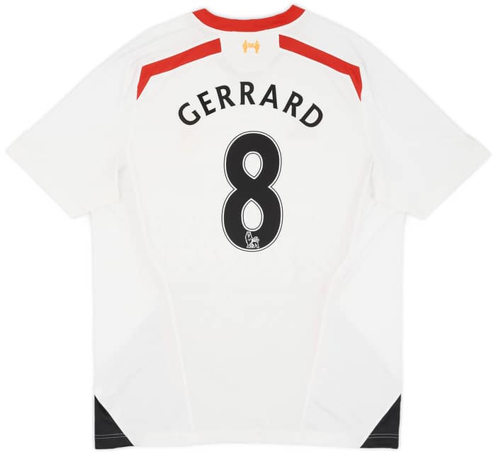 2013-14 Liverpool Away Shirt Gerrard #8 - 6/10 - (XXL)