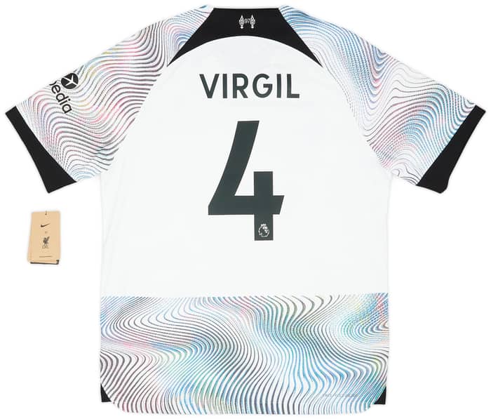 2022-23 Liverpool Authentic Away Shirt Virgil #4