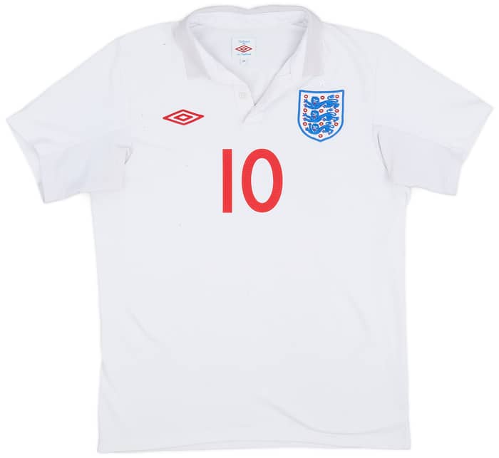 2009-10 England Home Shirt Rooney #10 - 6/10 - (M)