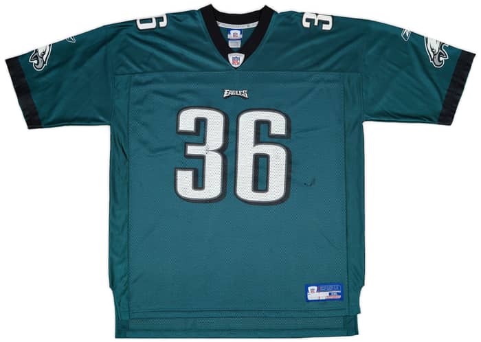 2003-04 Philadelphia Eagles Westbrook #36 Reebok On Field Home Jersey - 7/10 - (XXL)