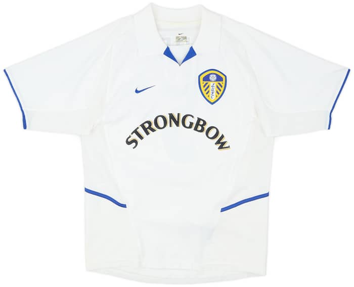 2002-03 Leeds United Home Shirt Radebe #5 - 8/10 - (S)
