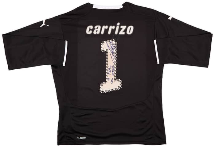 2008-09 Lazio Signed GK Shirt Carrizo #1 - 6/10 - (XL)