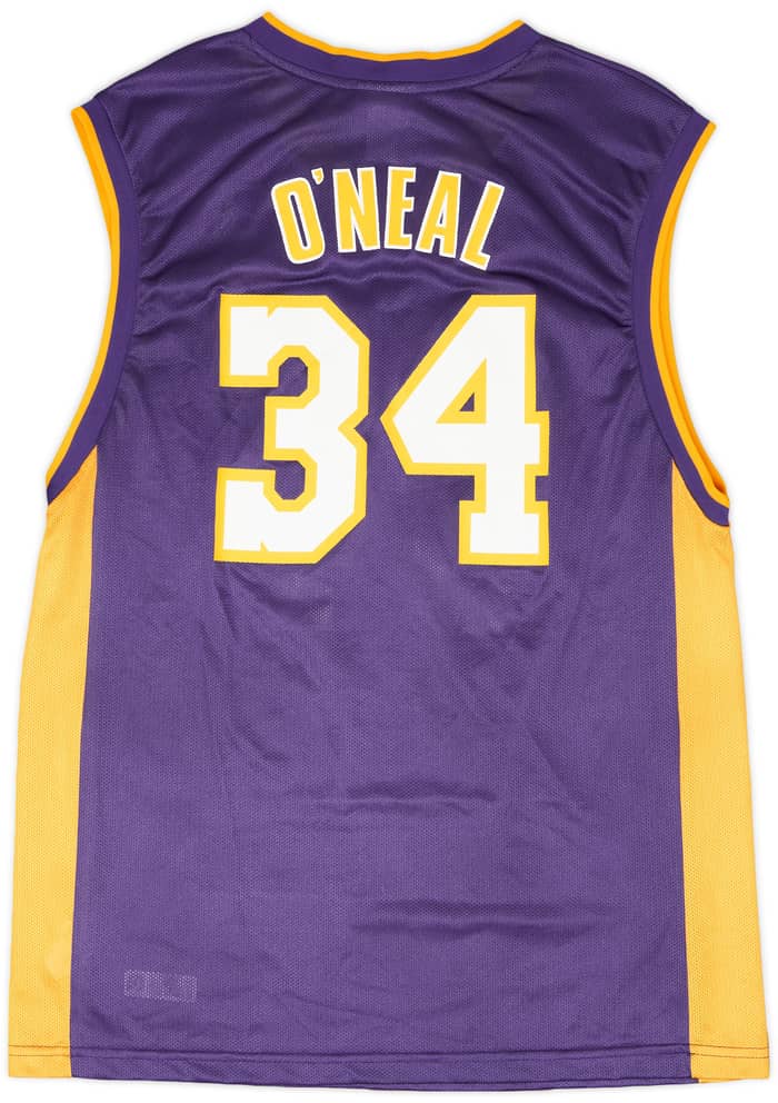 2002-04 LA Lakers O'Neal #34 Reebok Away Jersey - 9/10 - (M)