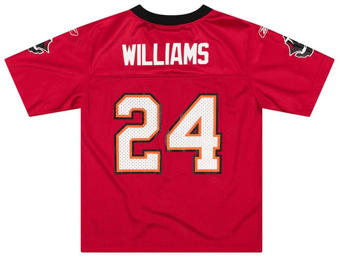2005-06 Tampa Bay Buccaneers Williams #24 Reebok Replica Jersey (Home) Y