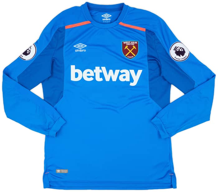 2017-18 West Ham Match Issue GK Shirt Adrian #13