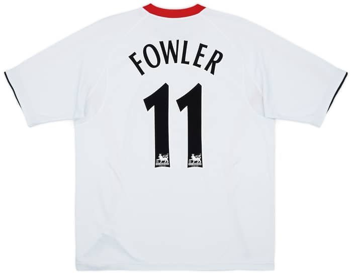 2005-06 Liverpool Away Shirt Fowler #11 - 5/10 - (XL)