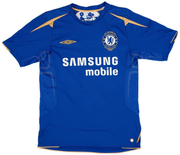 2005-06 Chelsea Centenary Home Shirt Makelele #4 - 6/10 - (S)