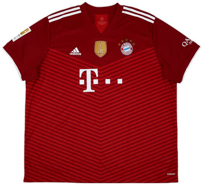 2021-22 Bayern Munich Home Shirt Muller #25 - 7/10 - (3XL)