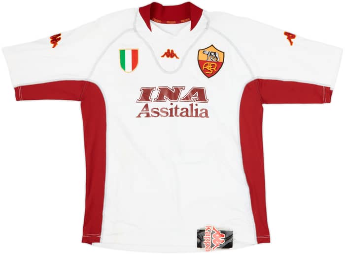 2001-02 Roma Away Shirt Totti #10 (XXL)