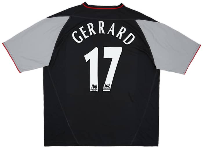2002-04 Liverpool Away Shirt Gerrard #17 - 6/10 - (XL)