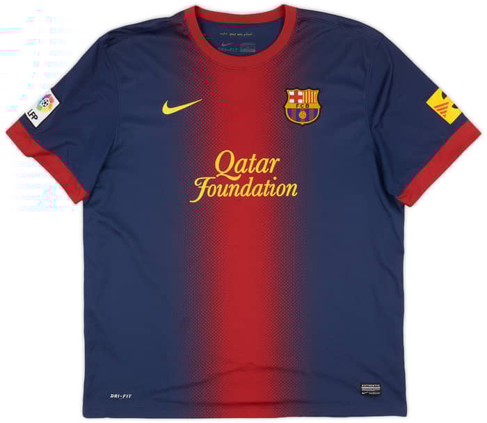 2012-13 Barcelona Home Shirt Messi #10 - 8/10 - (XL)