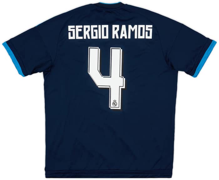 2015-16 Real Madrid Third Shirt Sergio Ramos #4 - 9/10 - (M)