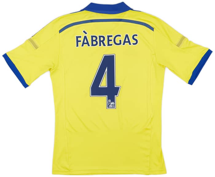 2014-15 Chelsea Away Shirt Fabregas #4 - 6/10 - (S)