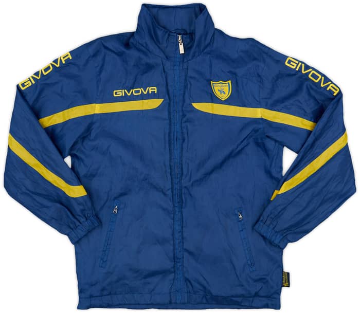 2010-11 Chievo Verona Hooded Rain Jacket - 8/10 - (XS)