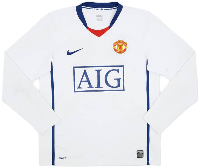 2008-10 Manchester United Away L/S Shirt Rooney #10 - 7/10 - (S)