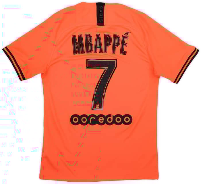 2019-20 Paris Saint-Germain Away Shirt Mbappe #7 - 7/10 - (S)
