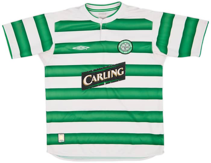 2003-04 Celtic Home Shirt Larsson #7 - 6/10 - (L)
