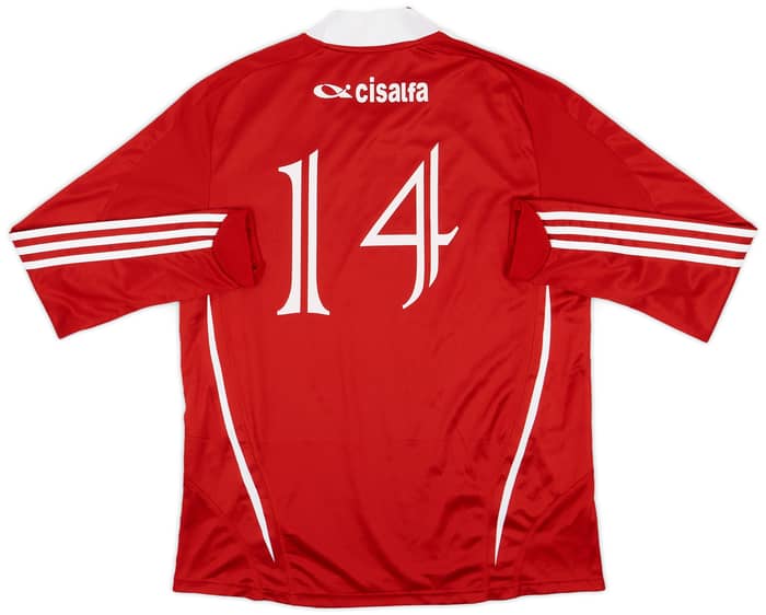 2008-09 Formia Calcio Third L/S Shirt #14 - 8/10 - (L)