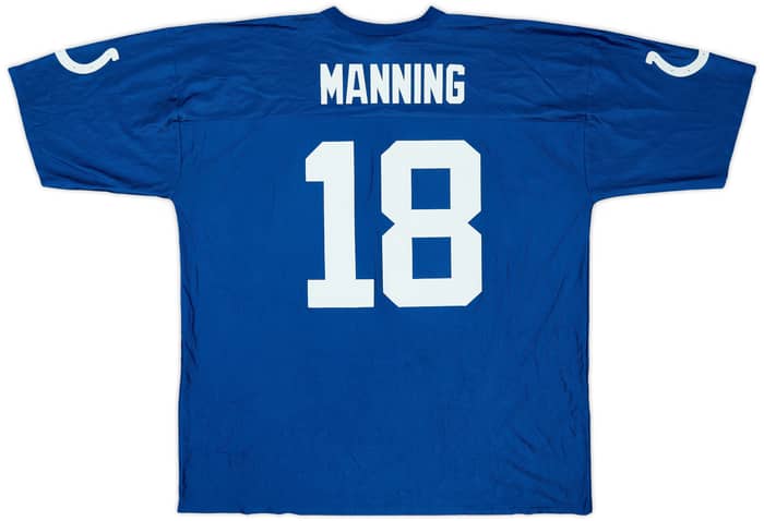 2007 Indianapolis Colts Manning #18 NFL Replica Home Jersey - 7/10 - (XXL)