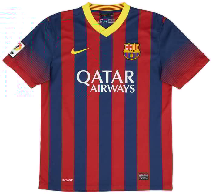 2013-14 Barcelona Home Shirt Messi #10
