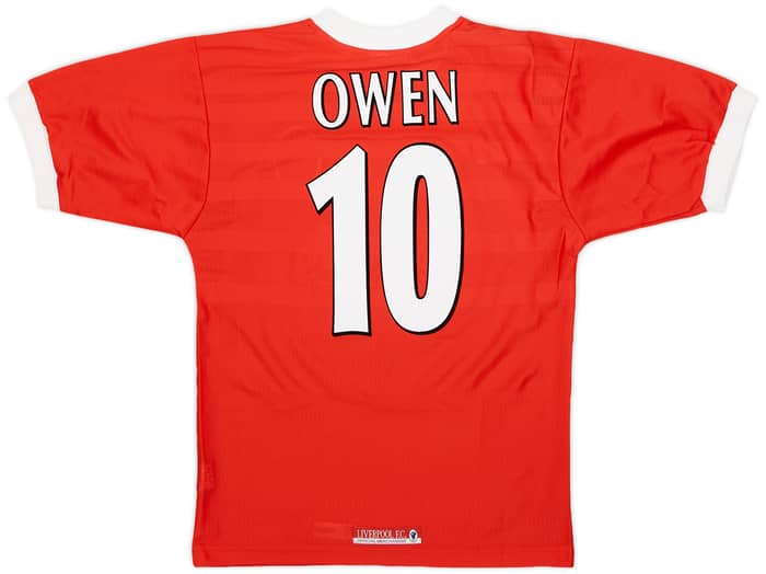 1998-00 Liverpool Home Shirt Owen #10 - 9/10 - (S)