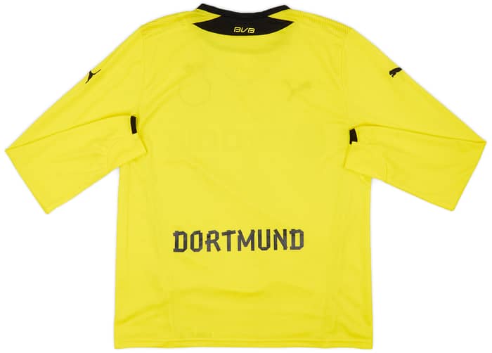 2013-14 Borussia Dortmund Home L/S Shirt - 8/10 - (L)