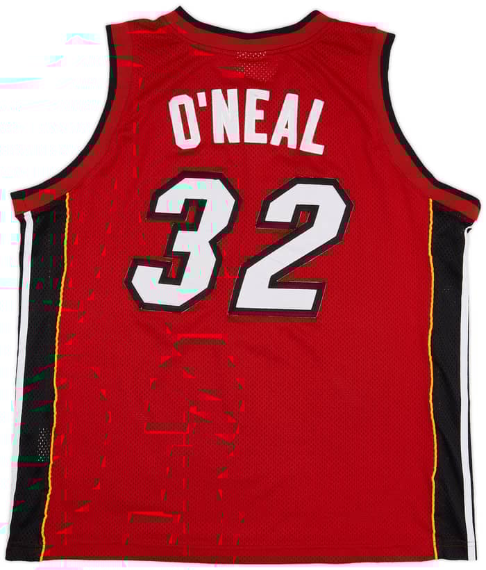 2004-07 Miami Heat O'Neal #32 Champion Authentic Alternate Jersey - 5/10 - (XL)