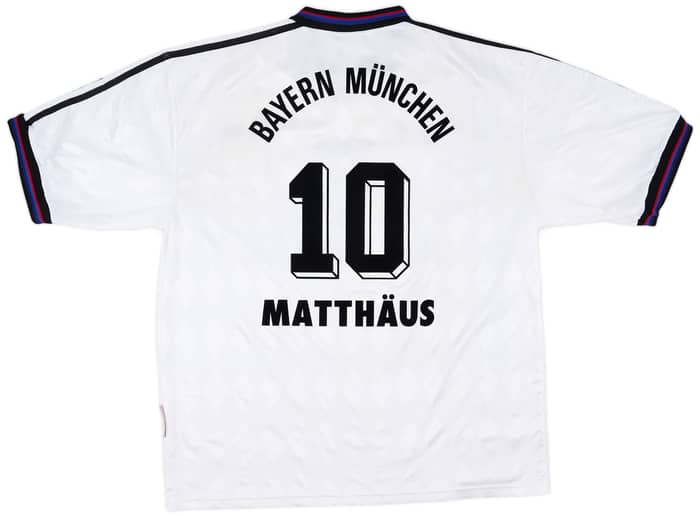 1996-98 Bayern Munich Away Shirt Matthaus #10 - 6/10 - (XL)