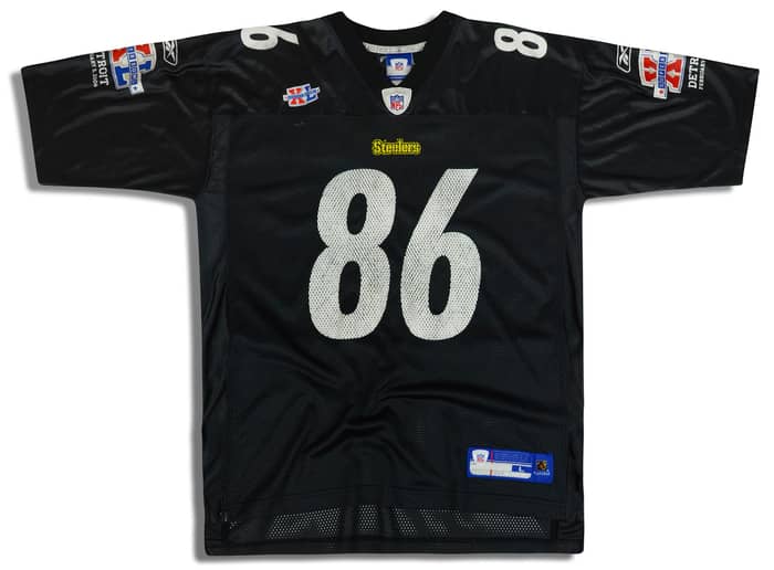 2006 Pittsburgh Steelers Ward #86 Reebok On Field Super Bowl XL Jersey (Home) L