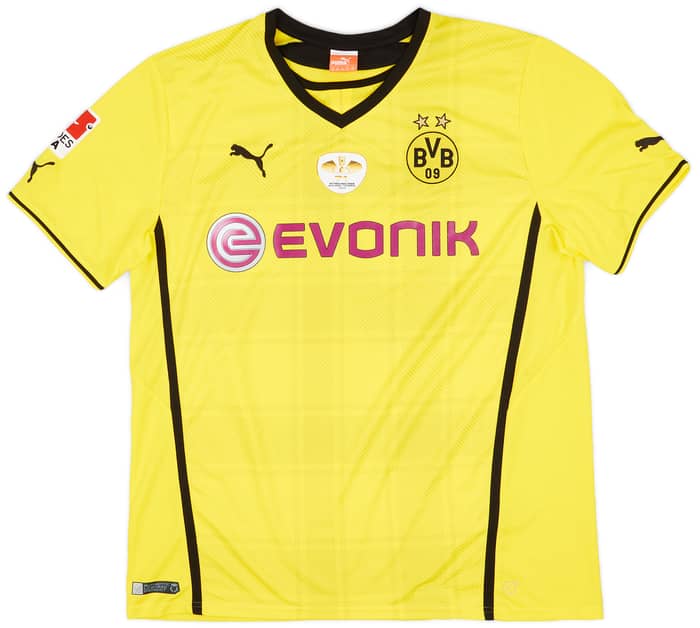 2013-14 Borussia Dortmund 'DFB Pokal Finale' Home Shirt Hofmann #7 - 9/10 - (XXL)